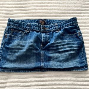 Aeropostale denim miniskirt size 8